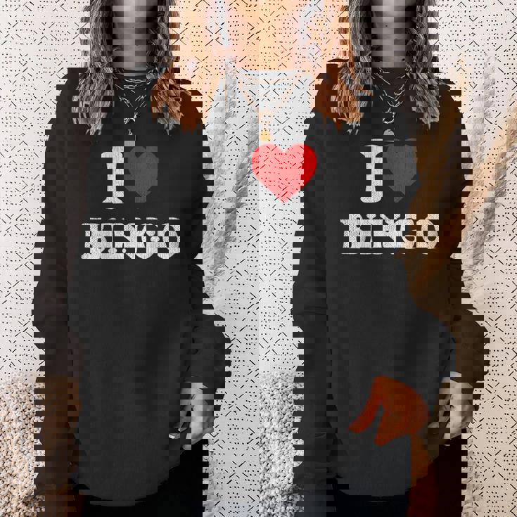 アイラブビンゴ アウトフィットビンゴ スウェットシャツ 彼女への贈り物