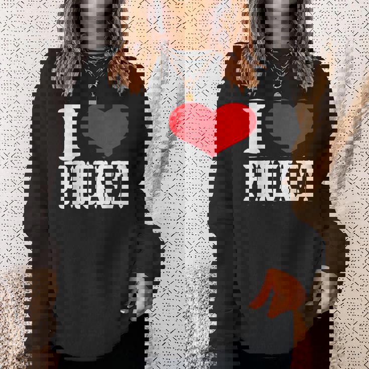 アイラブプーケット スウェットシャツ 彼女への贈り物