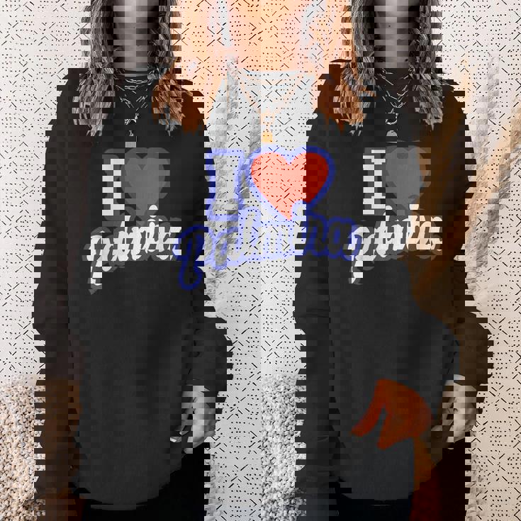 アイ・ラブ・パルミラ スウェットシャツ 彼女への贈り物