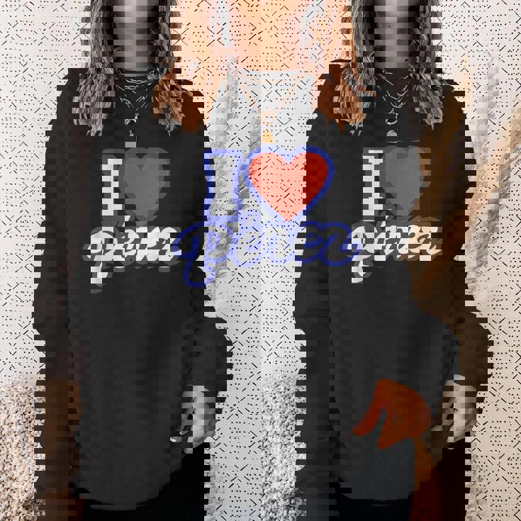 アイ・ラブ・ペレス スウェットシャツ 彼女への贈り物