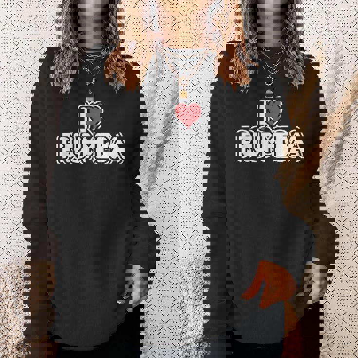 アイ・ラブ・ルンバ スウェットシャツ 彼女への贈り物