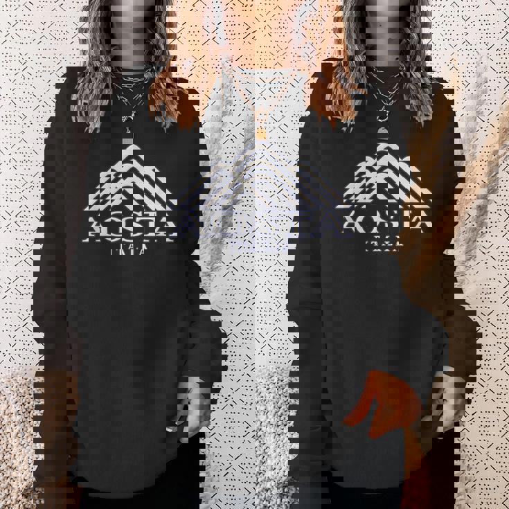 アオスタイタリアサミット アオスタイタリア スウェットシャツ 彼女への贈り物