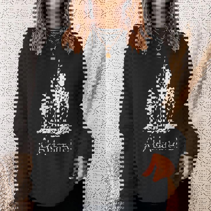 アデランテ ドン・キホーテ サンチョ・パンザ スウェットシャツ 彼女への贈り物