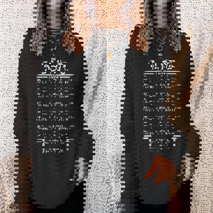 アニメ・マンガファンのための簡単日本語ひらがな学習 スウェットシャツ 彼女への贈り物