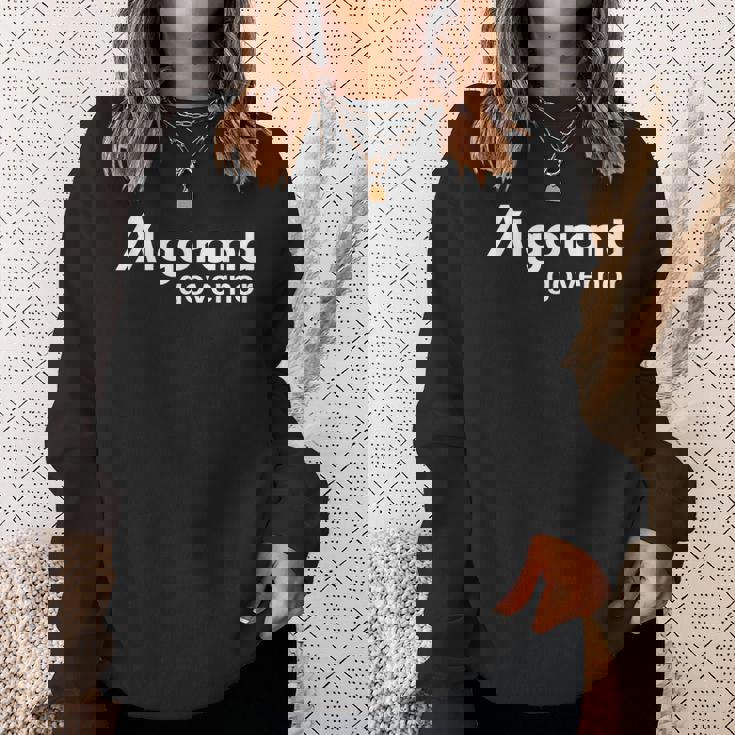 アルゴランド・ガバナー スウェットシャツ 彼女への贈り物