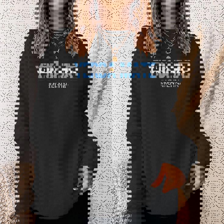 アルゼンチン アルゼンチン国旗 メンズ レディース Camisa Té Yerba Mate スウェットシャツ 彼女への贈り物