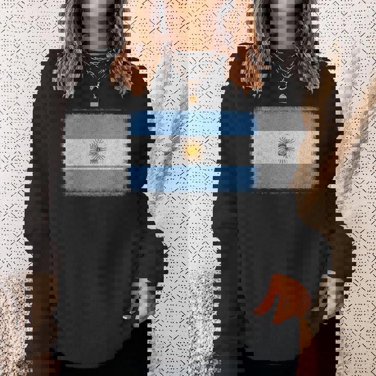 アルゼンチン国旗グラフィック メンズ レディース キッズ スウェットシャツ 彼女への贈り物