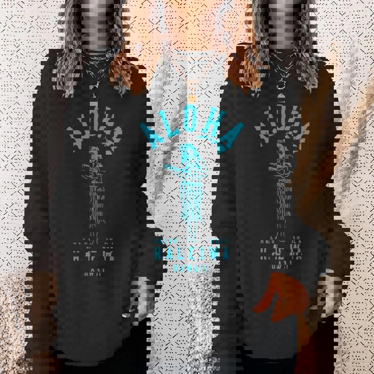 アロハ ウクレレ フラ ハラウ ハレイワ ハワイ スウェットシャツ 彼女への贈り物