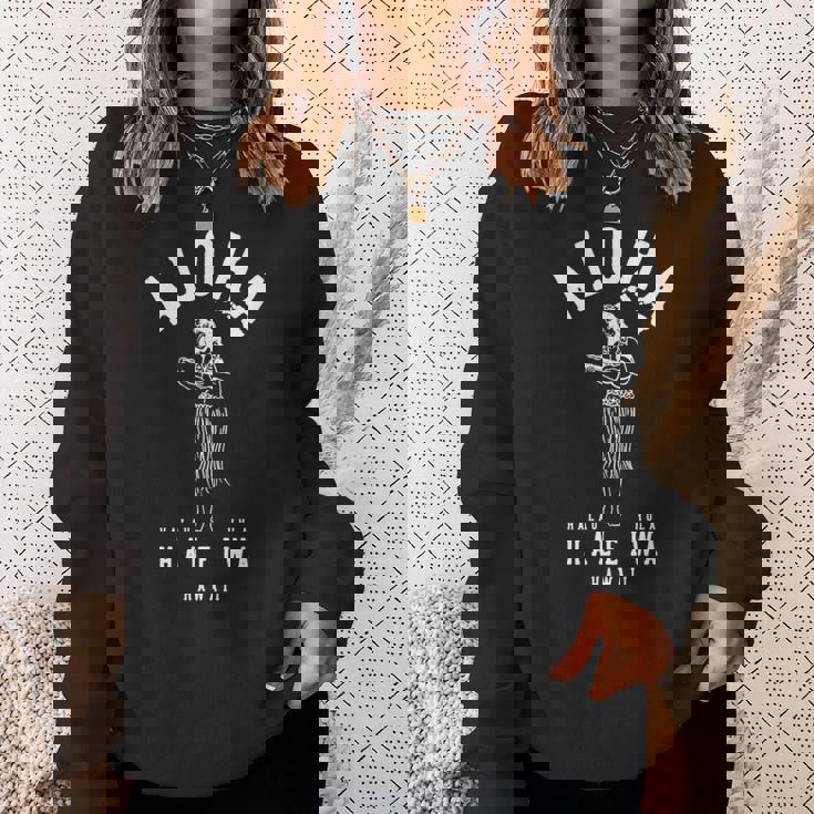 アロハ ウクレレ フラクラブ ハラウ ハレイワ ハワイ スウェットシャツ 彼女への贈り物