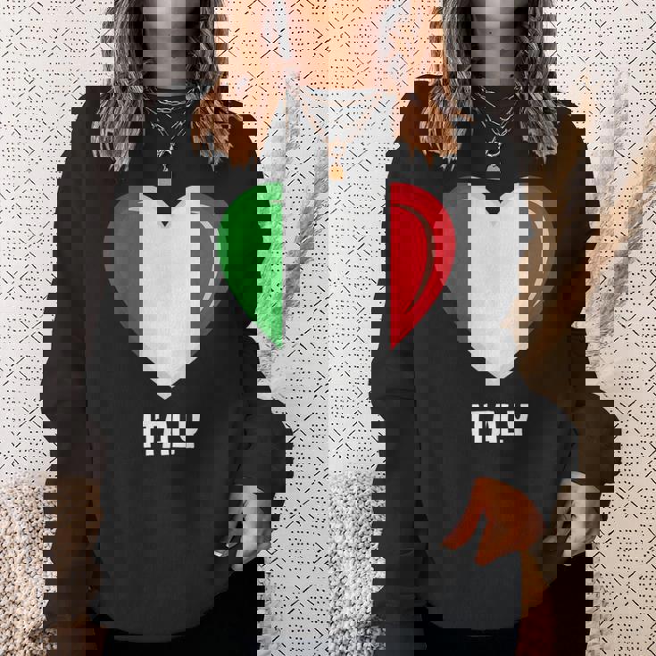 イタリア国旗シャツ スウェットシャツ 彼女への贈り物