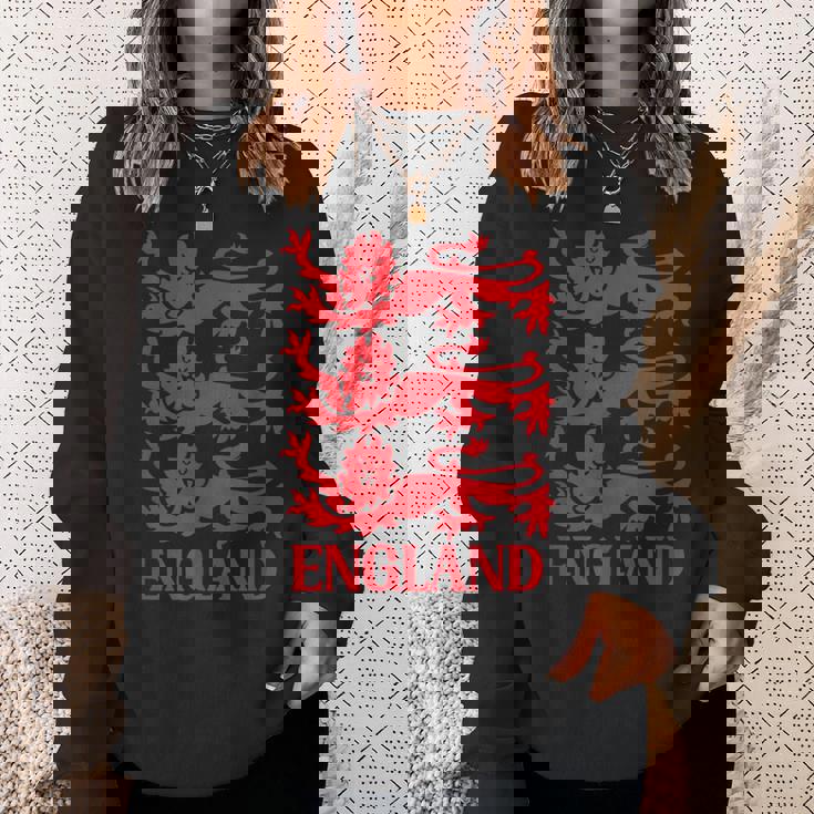 イングランドのスポーツファンのためのイングリッシュフットボールサッカーグラフィック スウェットシャツ 彼女への贈り物
