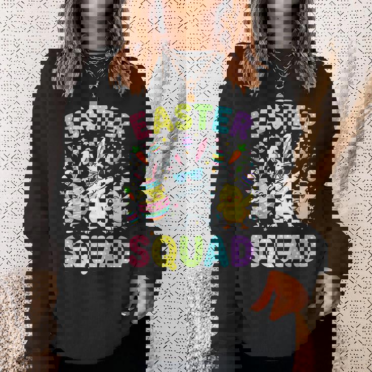 イースター隊 ハッピー イースターデー エッグ うさぎ ウサギ お祝い スウェットシャツ 彼女への贈り物