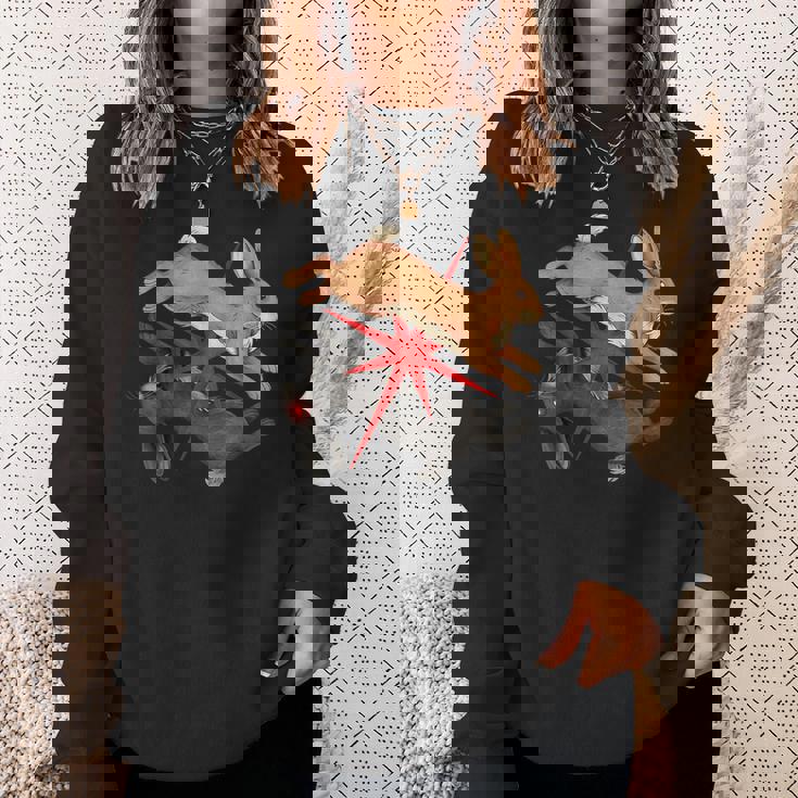 ウォーターシップ ダウン ウサギ テリアン Furrygoblincore Whimsigoth スウェットシャツ 彼女への贈り物