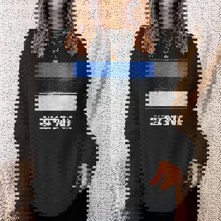 エストニア国旗tシャツ スウェットシャツ 彼女への贈り物