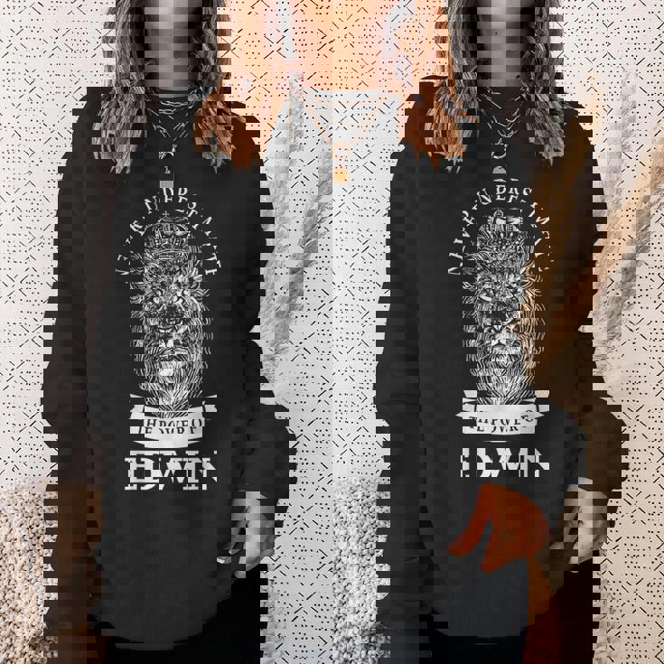 エドウィン ギフト名 ライオン スウェットシャツ 彼女への贈り物