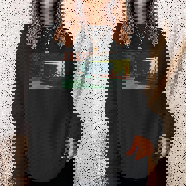 エドワードホッパーのナイトホークス 長袖tシャツ スウェットシャツ 彼女への贈り物