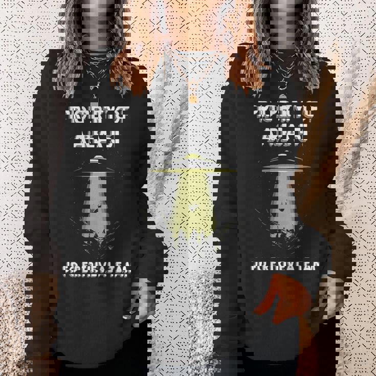 エリア51 シャツ Property Of Area 51 Ufo エイリアン 長袖tシャツ スウェットシャツ 彼女への贈り物