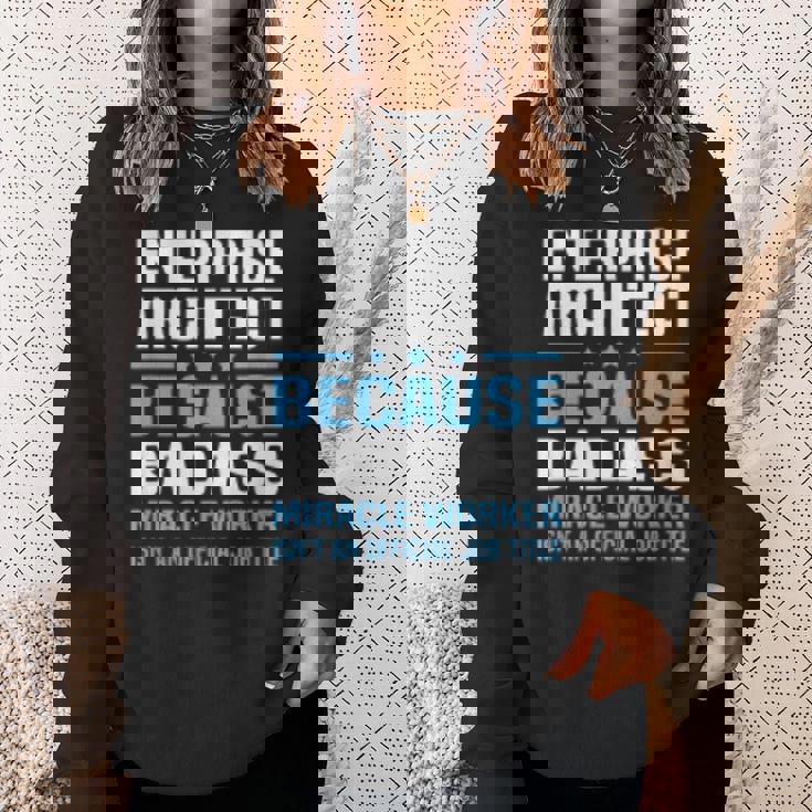 エンタープライズアーキテクトtシャツ スウェットシャツ 彼女への贈り物