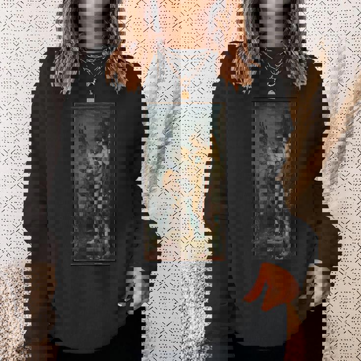 オイディプスとスフィンクス ギュスターヴ・モロー古代ギリシャ スウェットシャツ 彼女への贈り物