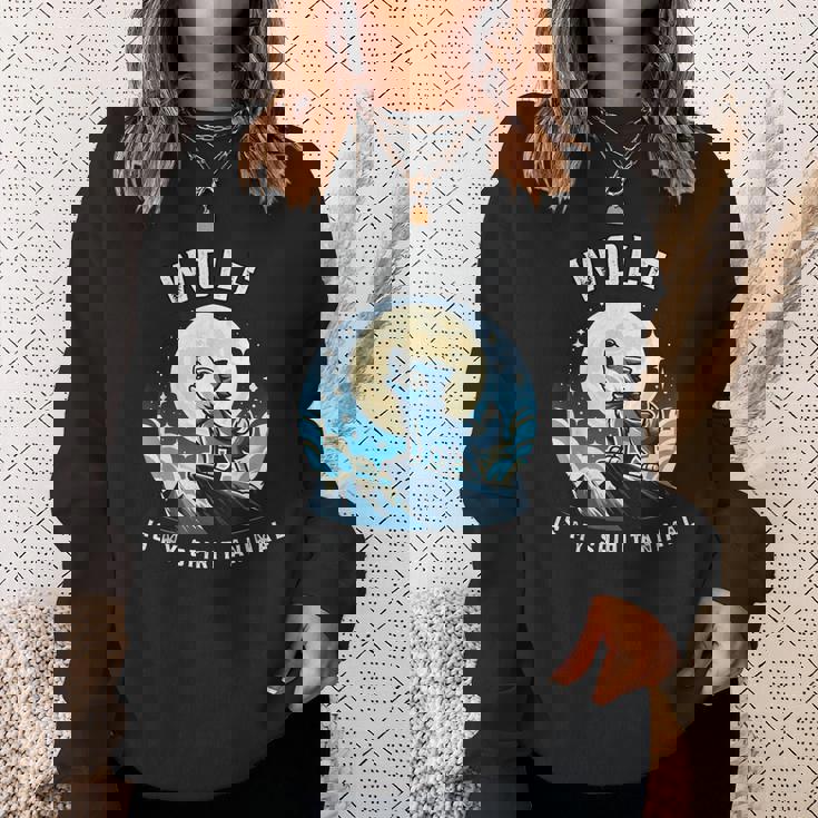 オオカミは私の精神 野生動物ファンのためのアニマル服 スウェットシャツ 彼女への贈り物