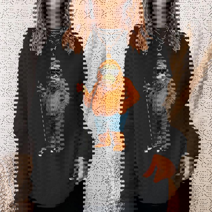 オランウータンゴルファー スウェットシャツ 彼女への贈り物