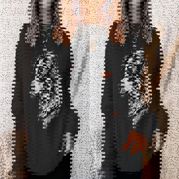 オーストラリアン・シェパード・ドッグ愛好家はオージー・シェパードを愛する スウェットシャツ 彼女への贈り物