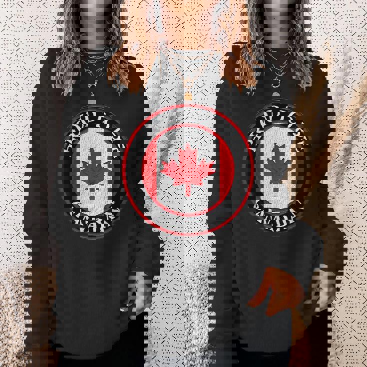 カナダ国旗tシャツ、カナダのtシャツ、カナダ国旗、カナダ地図 スウェットシャツ 彼女への贈り物