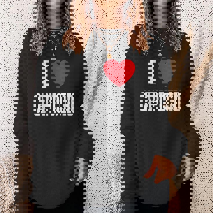 カプチーノ大好き スウェットシャツ 彼女への贈り物