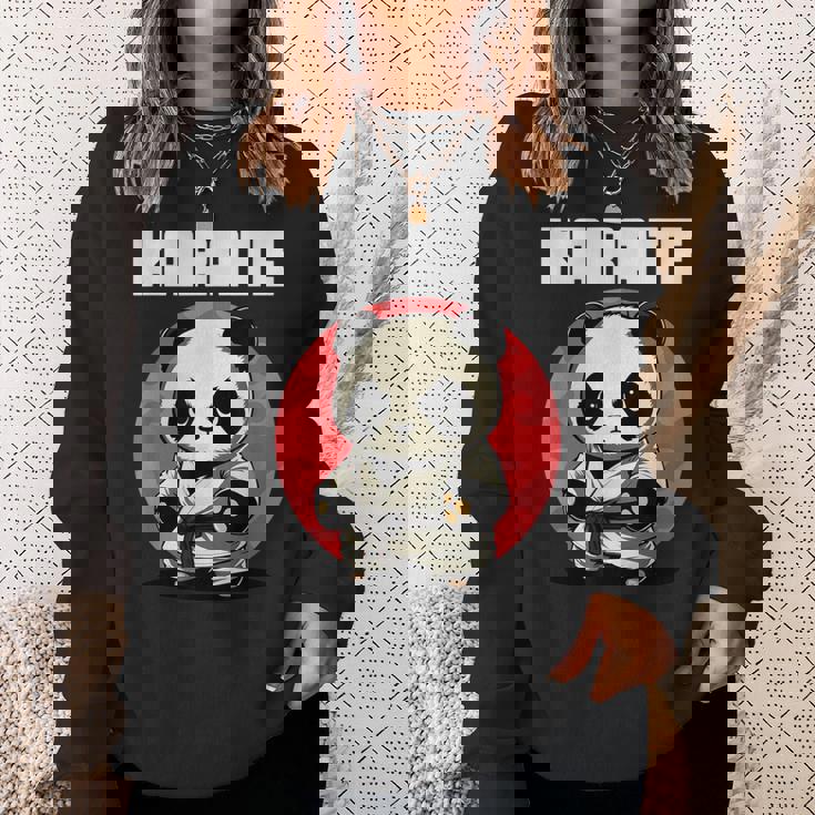 カラテカと空手パンダ スウェットシャツ 彼女への贈り物