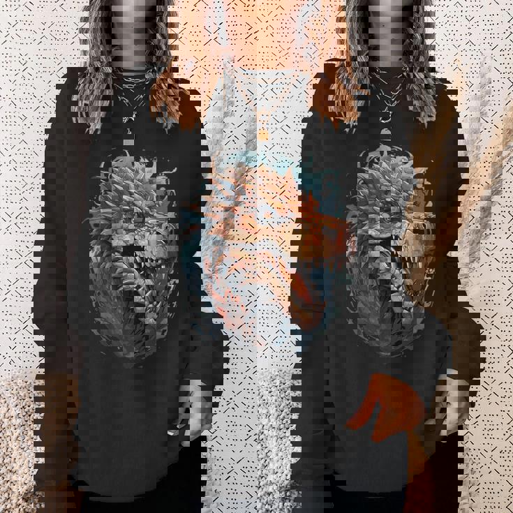 カラフルドラゴンi キッズドラゴン スウェットシャツ 彼女への贈り物