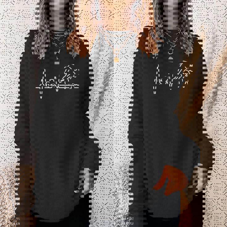 カンガルー 鼓動 オーストラリア 私はカンガルーが大好きです スウェットシャツ 彼女への贈り物