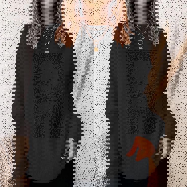 カールマルクステキストsovi8ヴィンテージプロパガンダ。 スウェットシャツ 彼女への贈り物