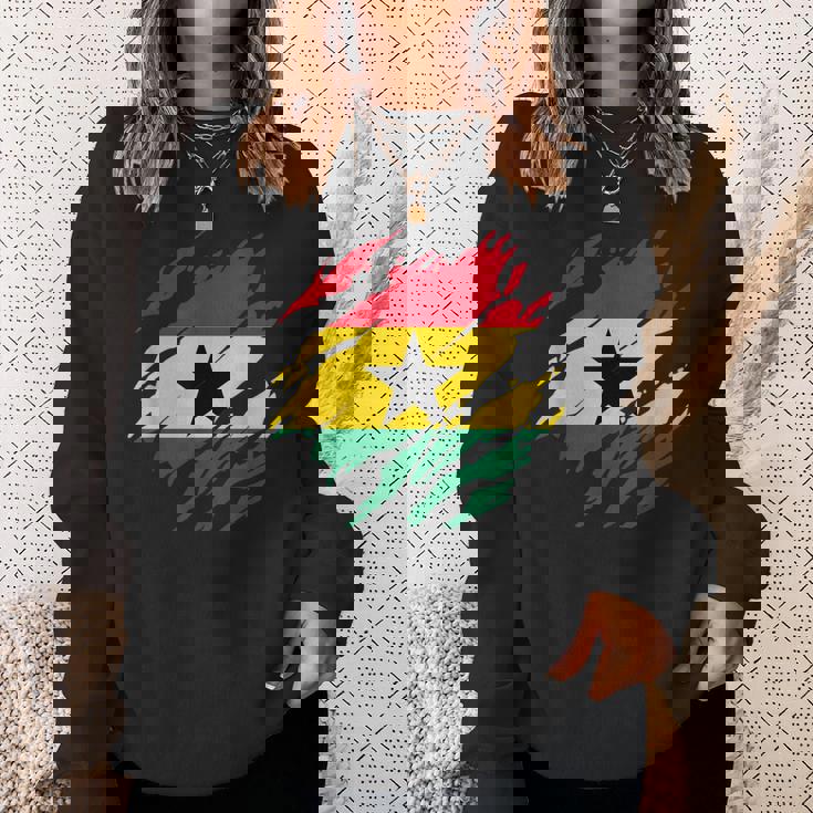 ガーナの国旗ガーナ スウェットシャツ 彼女への贈り物