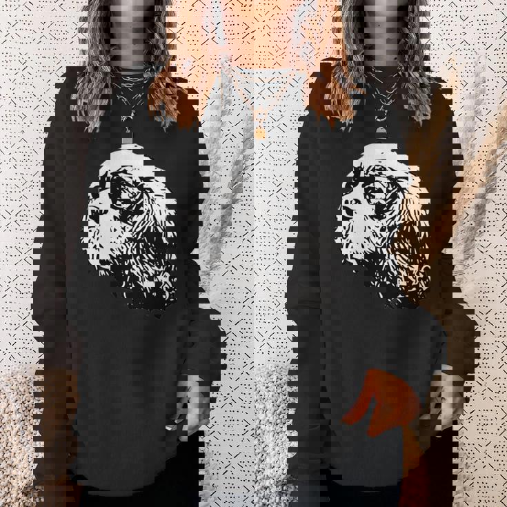 キャバリア・キング・チャールズ・スパニエル 長袖tシャツ スウェットシャツ 彼女への贈り物