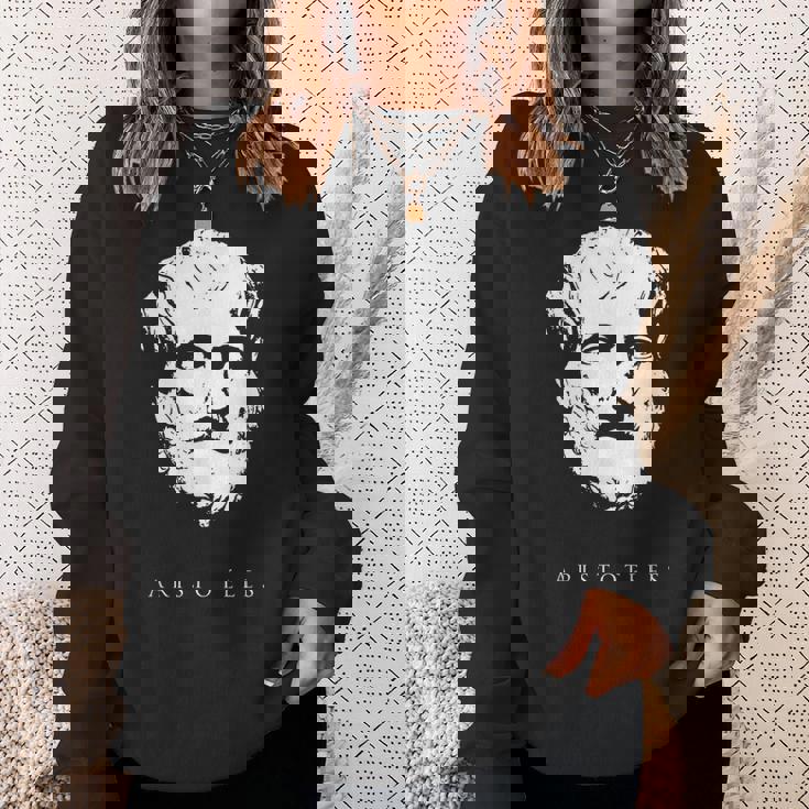 ギリシャ古代アリストテレス哲学 Aristotle Philosophy Greek Philosopher スウェットシャツ 彼女への贈り物