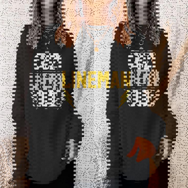 クレイジーラインマンデュードラインマン スウェットシャツ 彼女への贈り物