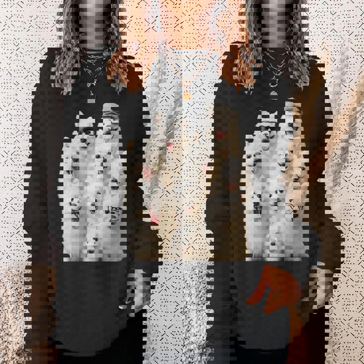 クレイジー日本スピッツ 長袖tシャツ スウェットシャツ 彼女への贈り物