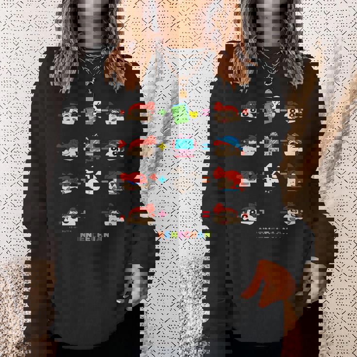 クレヨンしんちゃん 〇＋〇＝？ ネネちゃんver 長袖tシャツ スウェットシャツ 彼女への贈り物