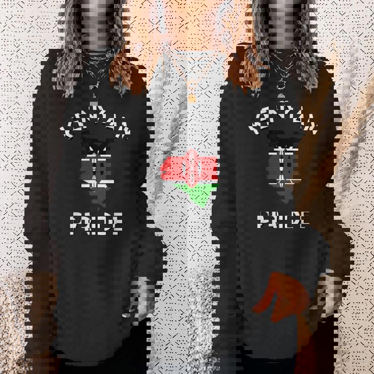 ケニア国旗プライド スウェットシャツ 彼女への贈り物