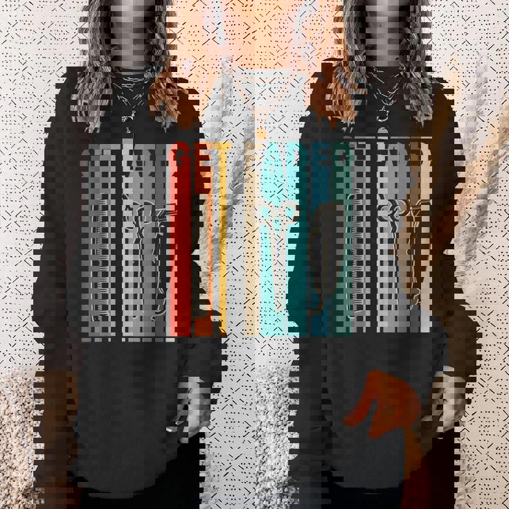 ゲット・フェード、バーバー・クリッパーズ、ファニー・バーバー スウェットシャツ 彼女への贈り物