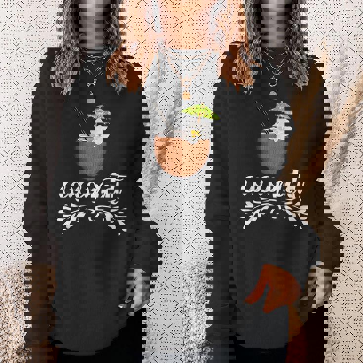 ココナッツ サマーフルーツ おもしろココナッツ スウェットシャツ 彼女への贈り物