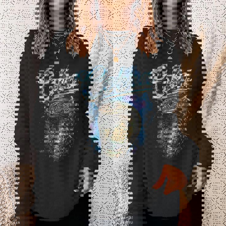 コブラ ヴィンテージ 90年代 レトロ 面白い コブラ 80年代 蛇好き スウェットシャツ 彼女への贈り物