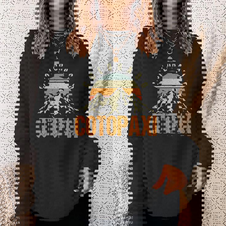 コロラド コトパクシ ヴィンテージ 山岳 ハイキング 野生動物 コロラド 長袖tシャツ スウェットシャツ 彼女への贈り物