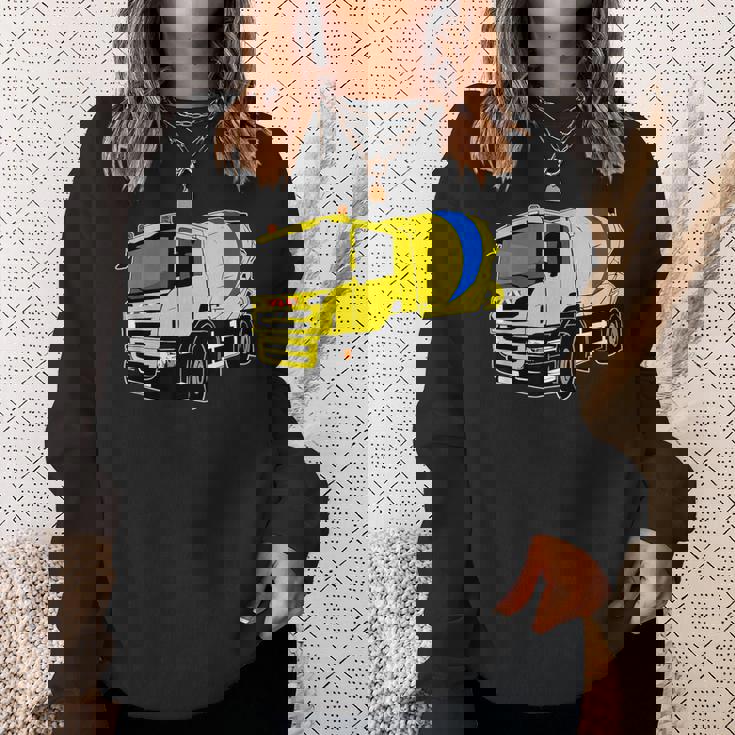 コンクリートミキサー車 スウェットシャツ 彼女への贈り物