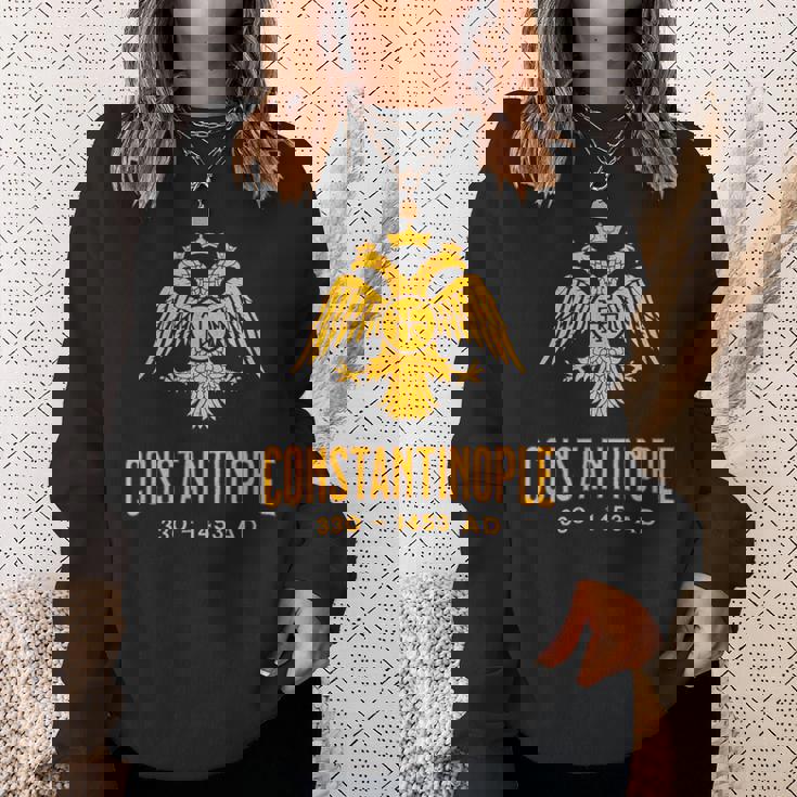 コンスタンティノープル ビザンツ帝国のシンボル スウェットシャツ 彼女への贈り物