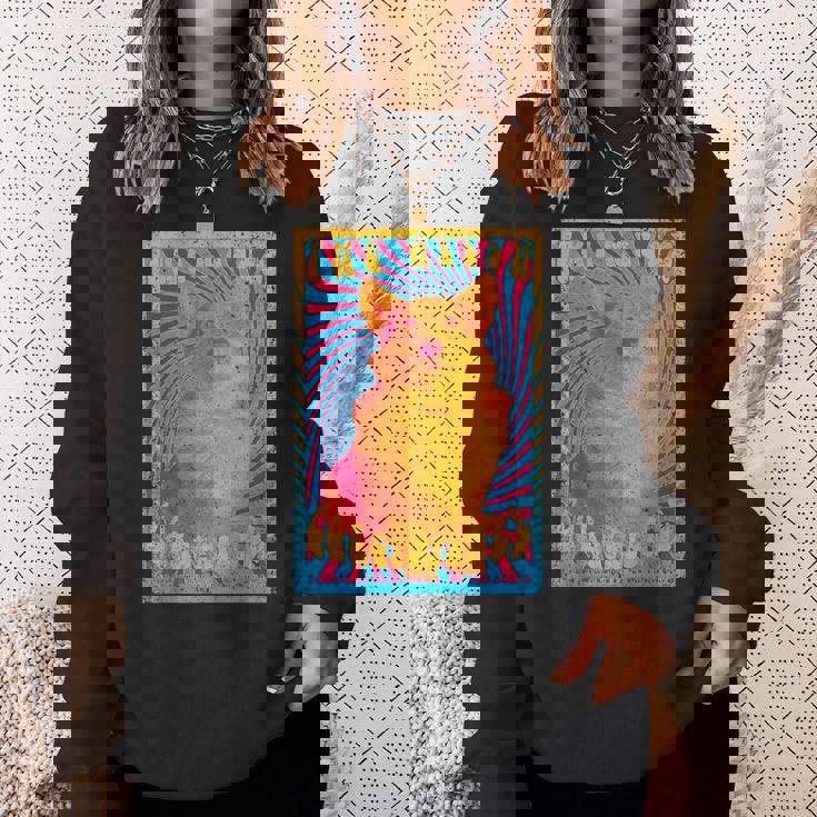 コーギードッグファニーサイケデリック1960年代ウェルシュコーギーペンブローク スウェットシャツ 彼女への贈り物