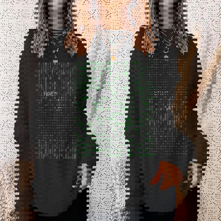 コーディングコードプログラムプログラマー スウェットシャツ 彼女への贈り物