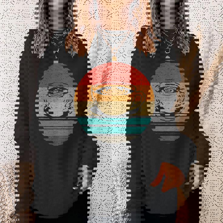 コーヒー レトロスタイル ビンテージ スウェットシャツ 彼女への贈り物