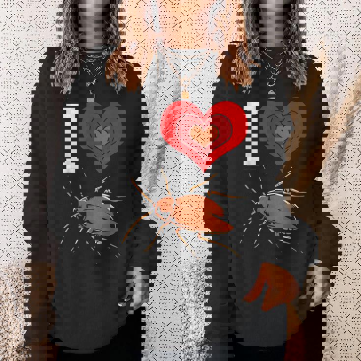 ゴキブリ ラブ スウェットシャツ 彼女への贈り物