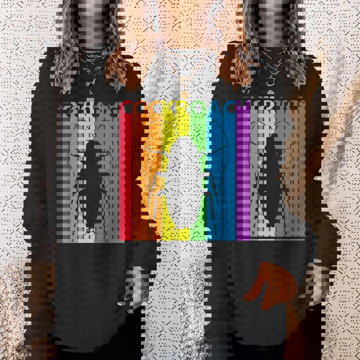 ゴキブリ目 レインボー ゴキブリ目 野生動物 スウェットシャツ 彼女への贈り物